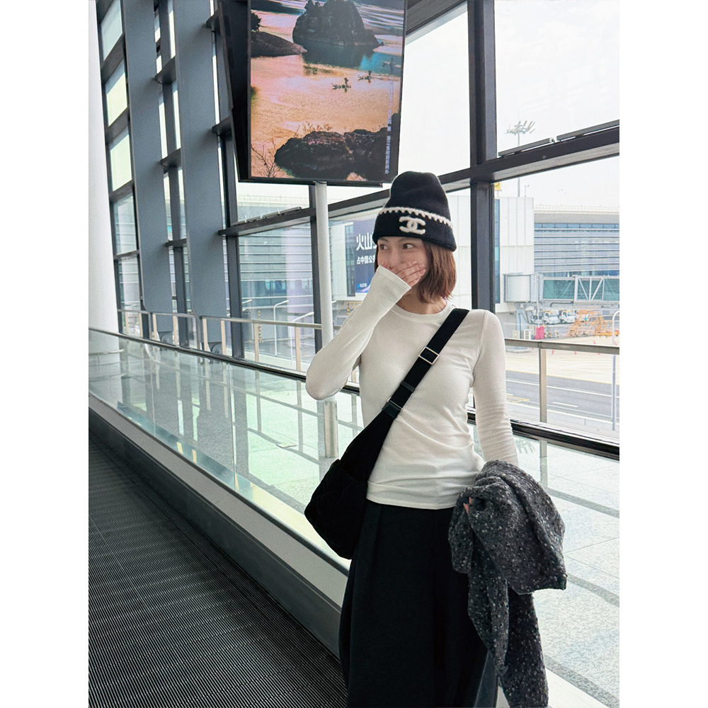 半高领打底衫内搭长袖上衣女