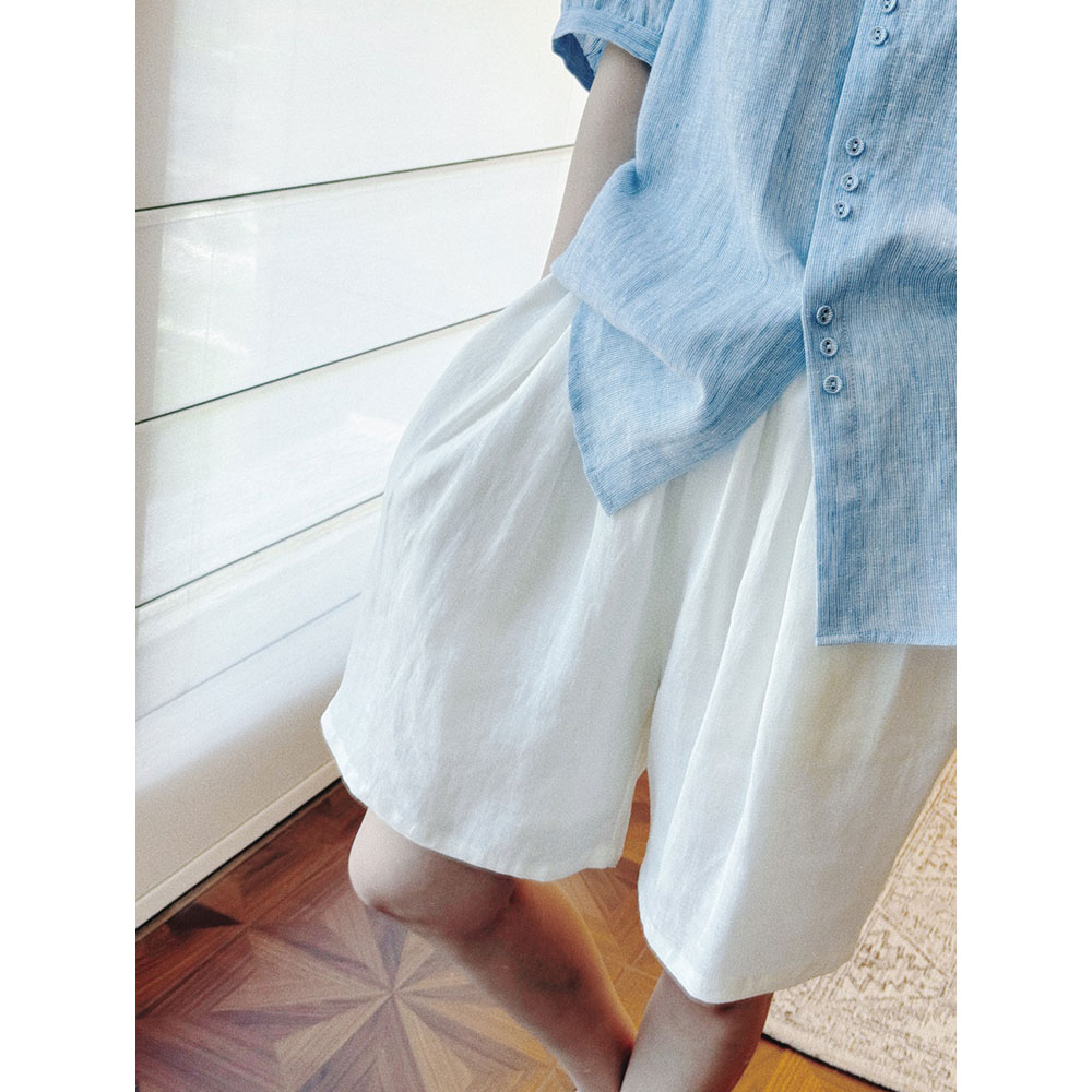 【MGDM】慵懒风休闲肌理感短裤