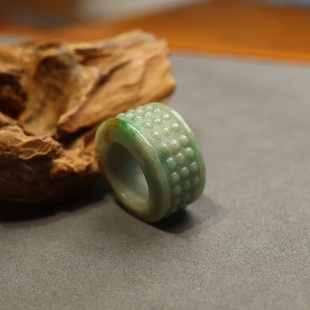 挂件 扳指 19SEP24 A货 X6035 冰糯种SS 吊坠 圈21 天然翡翠 戒指