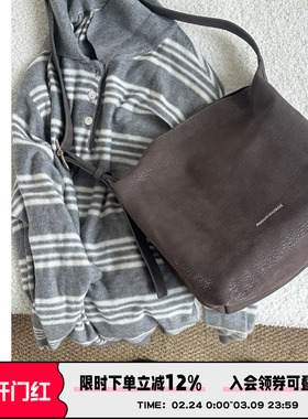 AbbottVINTAGE【枕头包】头层牛皮原创真皮女包复古斜挎单肩新