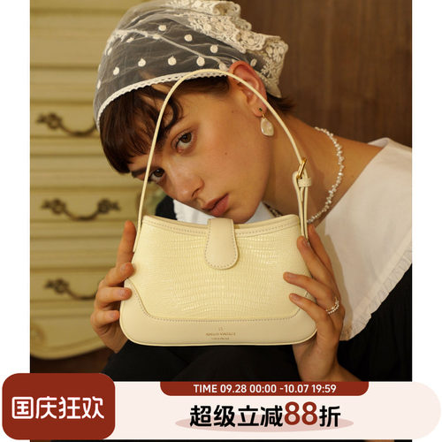 奶奶复古腋下真皮小包2026新品