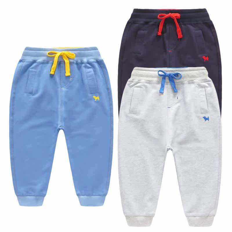 春秋男童装纯棉长裤运动裤韩版新款男宝宝单层休闲裤子外穿卫裤潮,童装/婴儿装/亲子装,裤子,淘宝优惠券,粉丝福利购,淘宝优惠卷