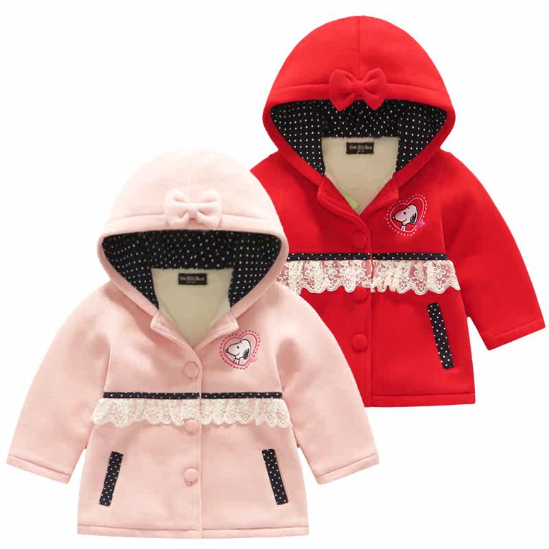 秋冬女童装棉衣加绒棉风衣韩版女宝宝夹绒加厚棉服棉袄保暖棉外套,童装/婴儿装/亲子装,普通外套,淘宝优惠券,粉丝福利购,淘宝优惠卷