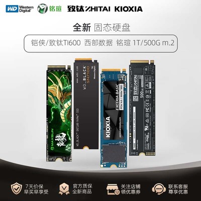 WD西部数据1TB固态硬盘512GBnvme