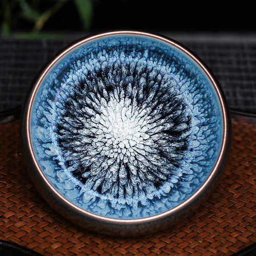 正宗建盏主人杯茶杯纯手工窑变天目名师建窑铁胎家用功夫陶瓷茶具