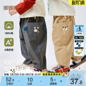 宝宝休闲裤 春装 女童长裤 宽松婴儿童装 男童裤 衣服春装 子儿童休闲裤