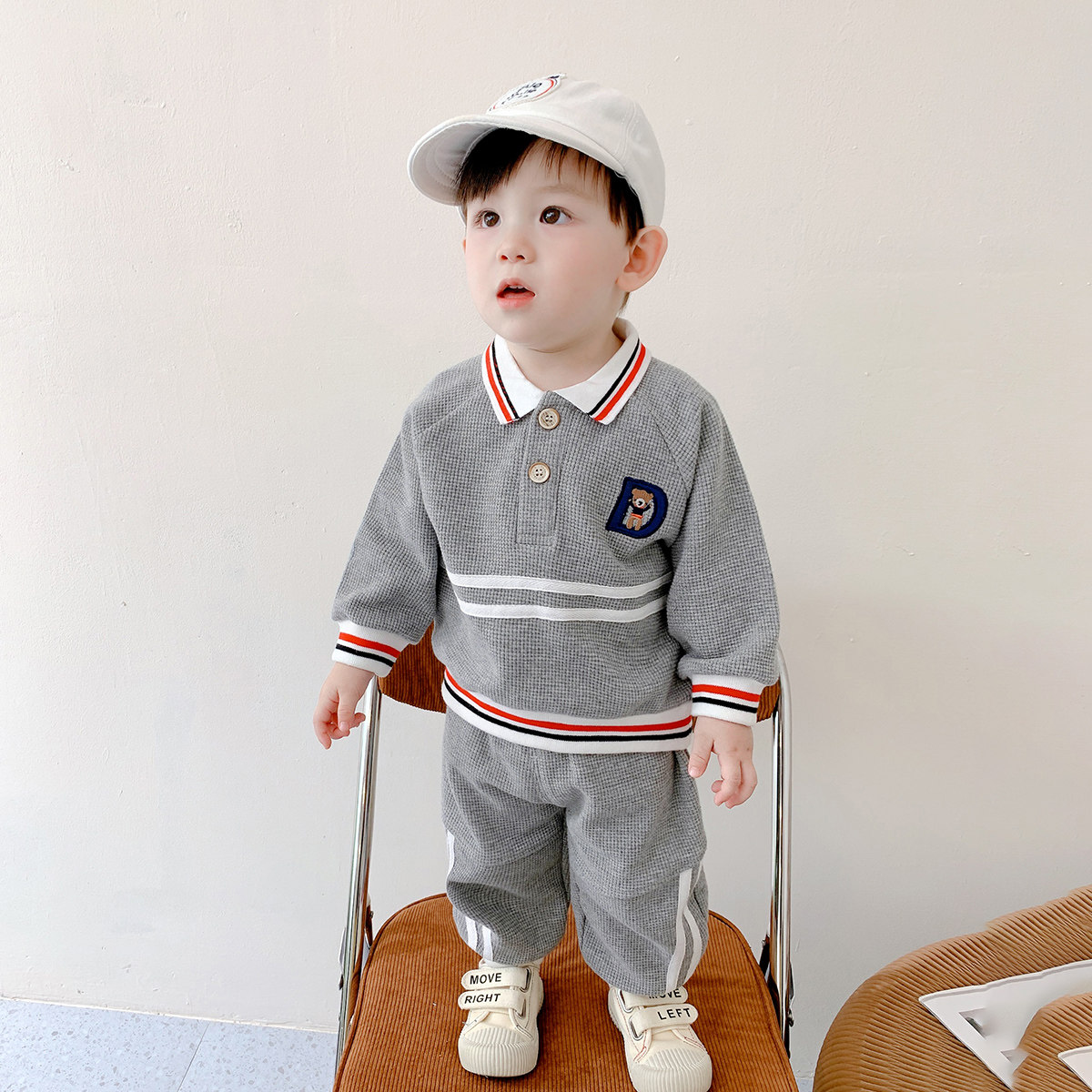 嘟嘟家宝宝polo领套装秋冬款2022新款儿童休闲服男童两件套童装潮使用感如何?