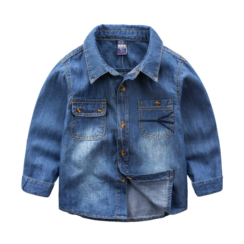 Chemise garcon à manche longue - Ref 2082010 Image 1