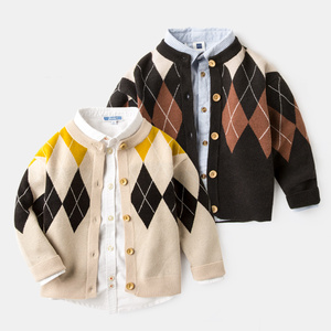 英伦男童针织衫毛衣