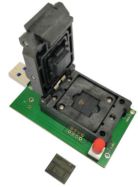 eMCP254转USB3.0测试座 BGA254烧录座子 高速读写字库