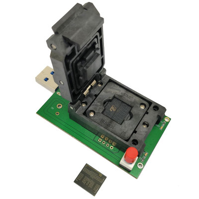 eMCP254转USB3.0测试座 BGA254烧录座子 高速读写字库