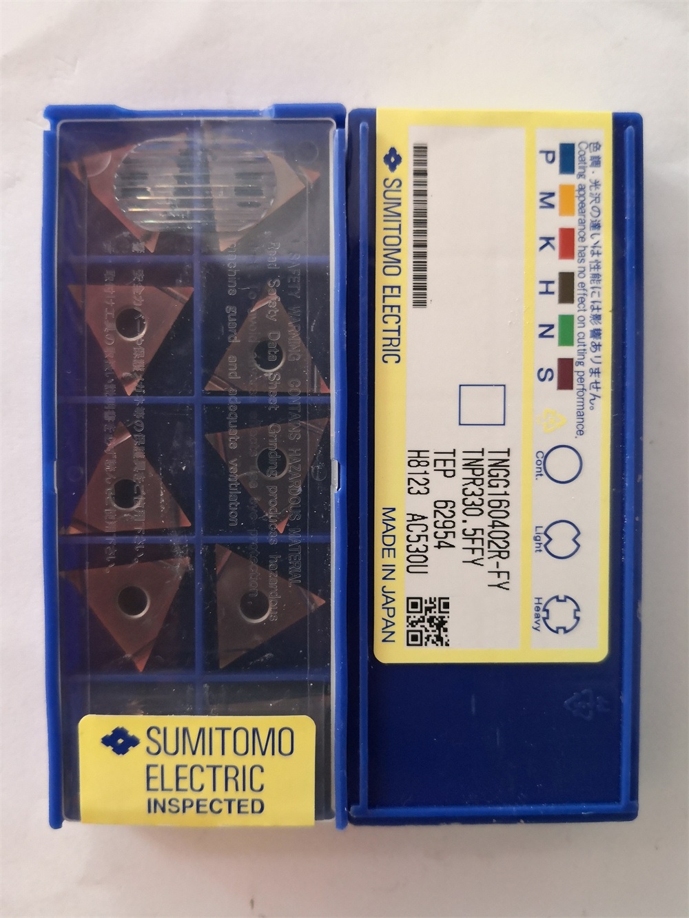 住友刀片TNGG160402R-FY AC530U TNGG160404R-FY AC530U 原装正品