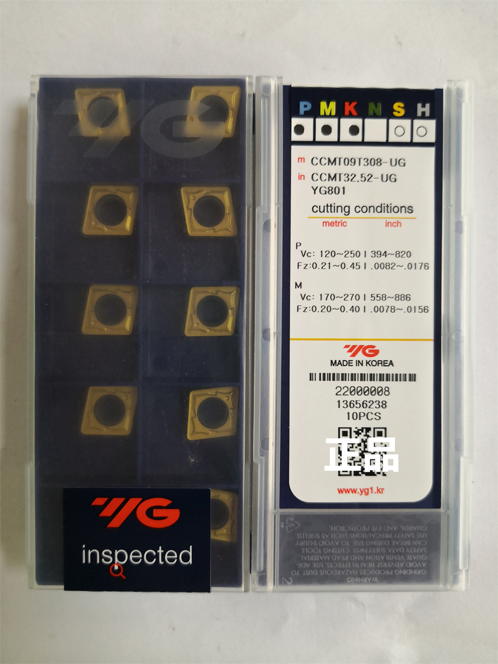 CCMT09T308-UG YG801.  YG刀片刀粒原装正品