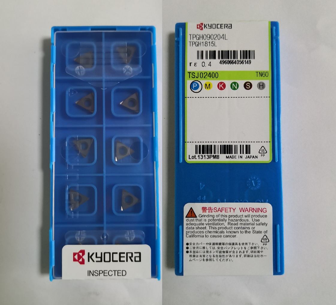 TPGH090204L TN60 TPGH090202L 京瓷刀片刀粒原装正品金属陶瓷