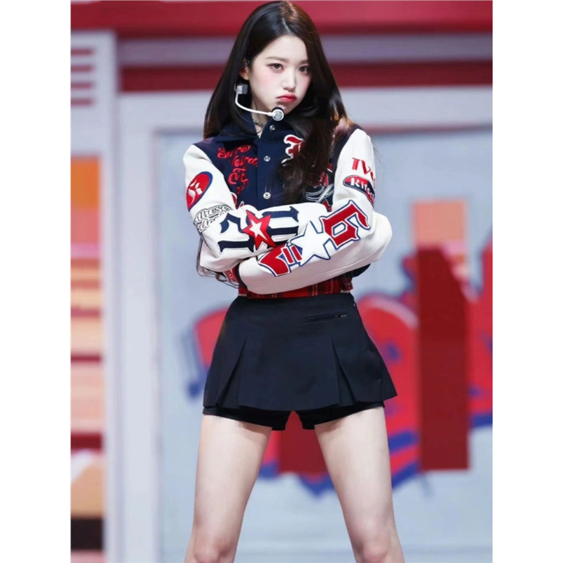 韩女团ive同款演出服套装