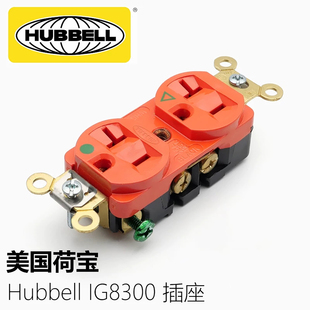 原装美国进口 HUBBELL 荷宝 IG8300 电源插座 墙插 店主推荐