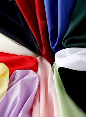 纯色全棉布料柔软白色宝宝衣服睡衣服装面料专用里布汉服内衬布料