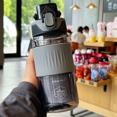 pinkah夏季运动水杯健身房直饮
