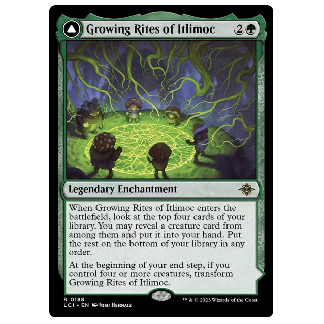 【莎莎的小窝】万智牌 伊替莫成长仪式 Growing Rites  英文闪