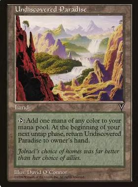 【莎莎的小窝】万智牌 未知的乐园 Undiscovered Paradise 英文 N