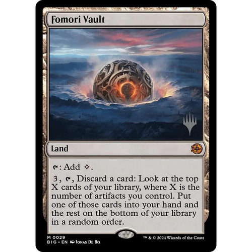 【莎莎的小窝】万智牌  BIG 佛莫里宝库 满载而归 英文带标