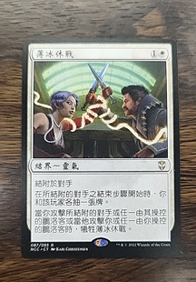 【莎莎的小窝】万智牌 NCC 繁中 薄冰休战 平