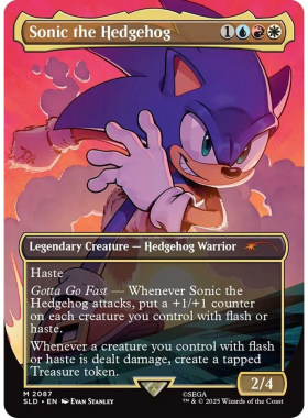 【莎莎的小窝】万智牌 Sonic the Hedgehog 金 英文 平 sld 2087