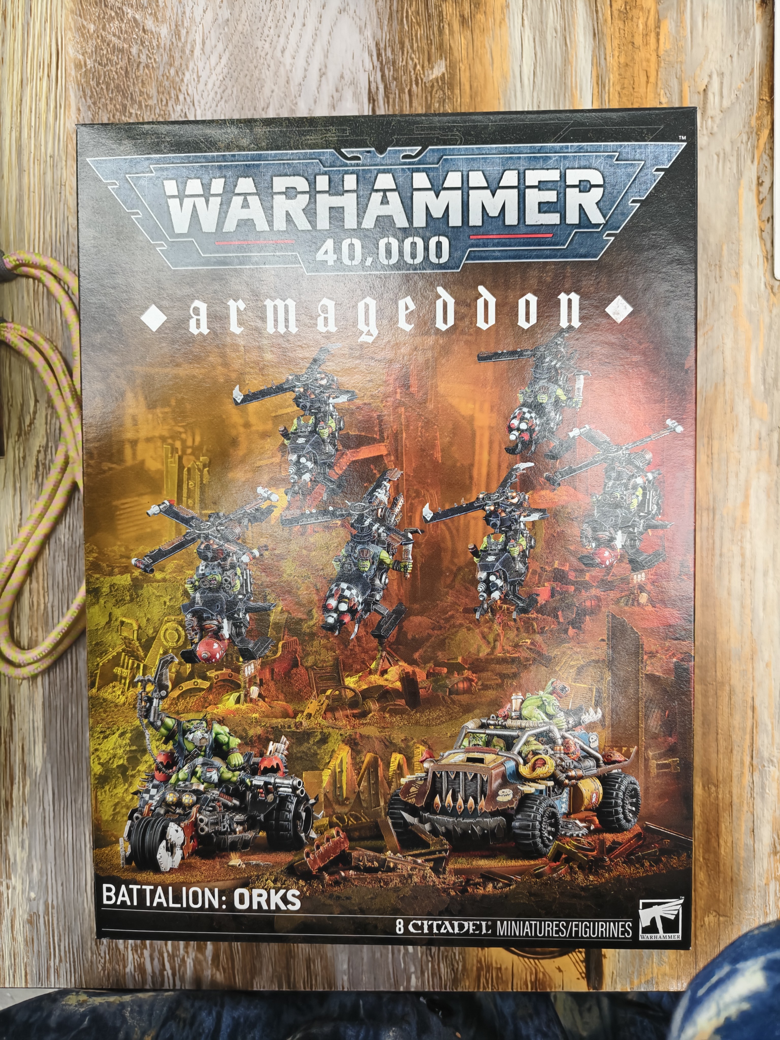 【莎莎的小窝】战锤 40K 欧克兽人 哈米吉多顿战营：欧克蛮人
