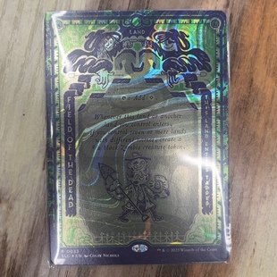 【莎莎的小窝】万智牌 扩画 亡者旷野 Secret Lair 英文潮涌闪 平