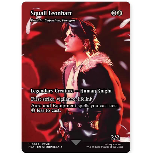 【莎莎的小窝】 万智牌  FCA Squall Leonhart 典范达妮莎卡帕轩