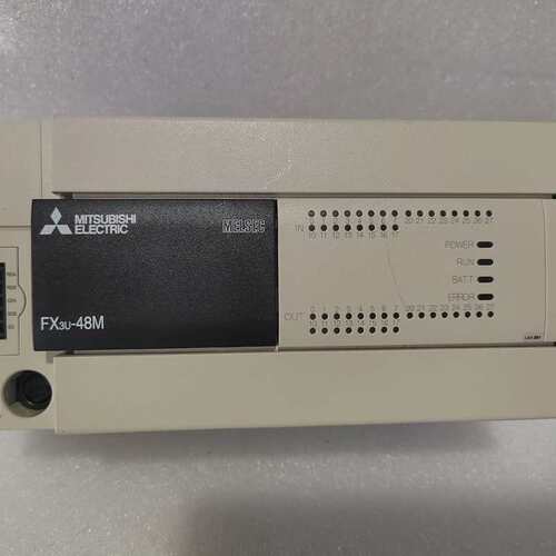 议价三菱PLC控制器FX3U-48MR/ES-A 成色新 功
