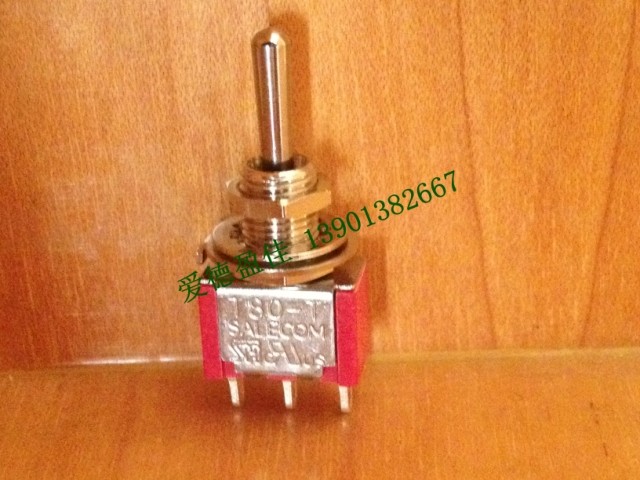 台湾进口3脚3档单复位SH钮子开关