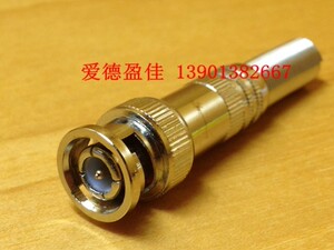 BNC接头 75-5Q9螺丝免焊接视屏线接头 监控摄像头专用接头