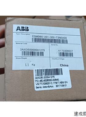 议价全新原装ABB伺服电机ESM06X-201-302-T2N0