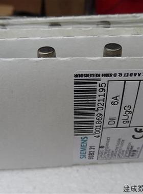议价siemens产品D型熔断器5SB231-6A 500V gL/gG 直拍