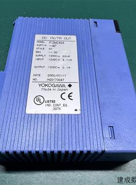 议价现货促销 原装拆机 YOKOGAWA 横河 F3WD64-4F 成色漂亮 实物
