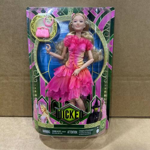 正品芭比wicked魔法坏女巫电影娃娃格林达之音女孩收藏礼物玩具