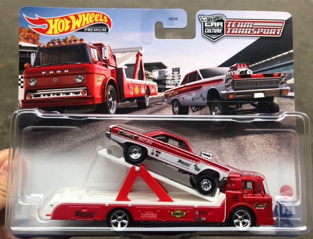 风火轮flf56汽车文化运输车队advan 福特c800 收藏款