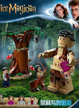 哈利波特系列禁林乌姆里奇的遇见城堡儿童男孩拼装积木玩具75967