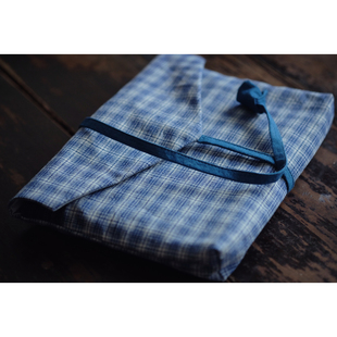 鹿屿的岛|江南手织布 老布土布 书袋 书衣经衣32K 书套 多色入