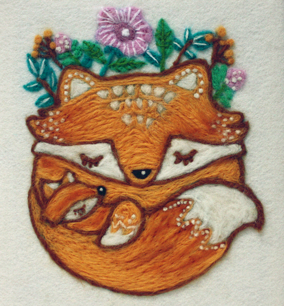 羊毛毡戳戳乐材料包送送工具