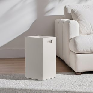 方形垃圾桶无盖带提手简约北欧风内外双层套筒卫生间卧室时尚纸篓