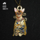 定制 ooohhooo宠物头像项坠金属冷珐琅黄铜项链猫狗纪念品手作