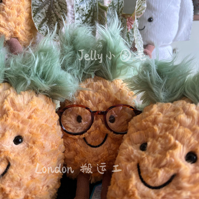 英国Jellycat 小菠萝 国内现货顺丰包邮玩具玩偶菠萝趣味水果绝版