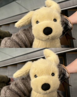 国现小鸡毛英国Jellycat 小金毛幼崽 腊肠狗包jelly小圆毛2026新品