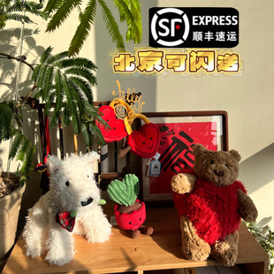 国内现货英国Jellycat2025情人节限定玫瑰西高地爱心盆栽礼物巴熊