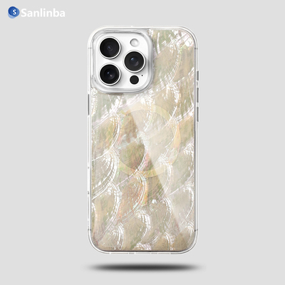 苹果iPhone16原色贝母梦幻手机壳