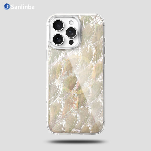 天然贝母磁吸手机壳iPhone16