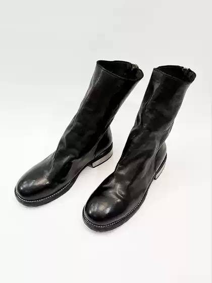 Guidi Ghost Emperor 788Z Boots Metal Heel Horse Leather Washed Boots Iron Heel Goodyear Boots Unisex Martin Boots