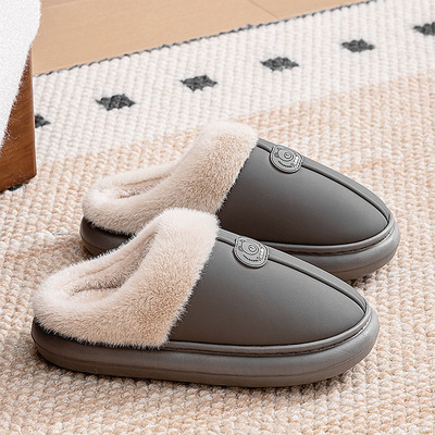 路路佳2025新款防水加厚底棉拖鞋